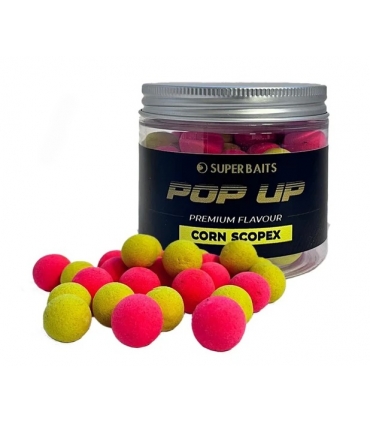 SUPERBAITS POP UPS 15MM CORN SCOPEX
