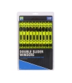 PRESTON DOUBLE SLIDER WINDERS 13CM YELLOW QTY 20