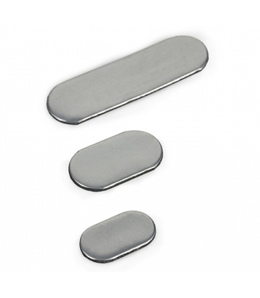 MOLIX SWIMBAIT LEAD STICKER 1.0GR SILVER 10PC