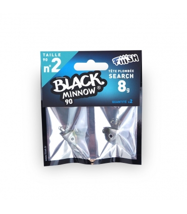 FIIISH BLACK MINOW 90 Nº2 COMBO OFF SHORE 10GR GREEN/WHITE COLOR EXCLUSIVO